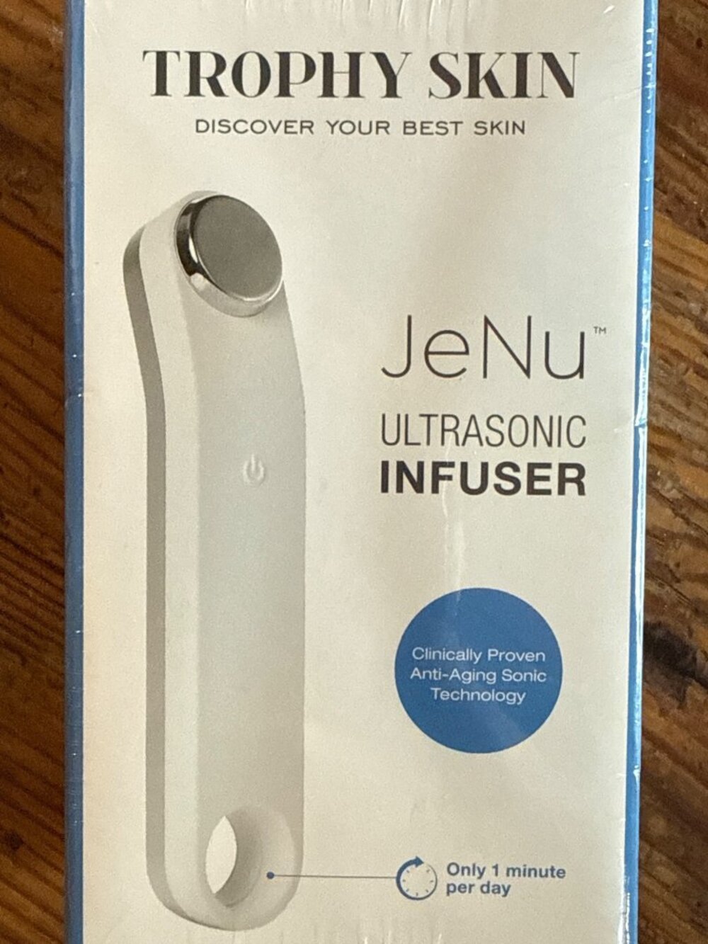 JeNu Ultrasonic Infuser by Trophy Skin brand new in a sealed package